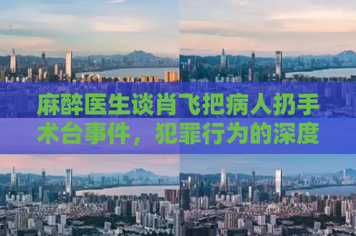 麻醉医生谈肖飞把病人扔手术台事件，犯罪行为的深度剖析